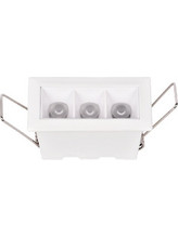 Inlight Downlight σποτ 3*3W 3CCT σε λευκή απόχρωση (X00190W)