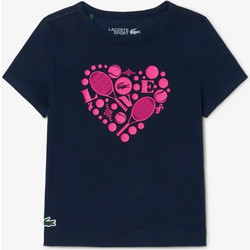 Lacoste Παιδικό T-Shirt Κοντομάνικο DarkBlue 3TJ1374-166
