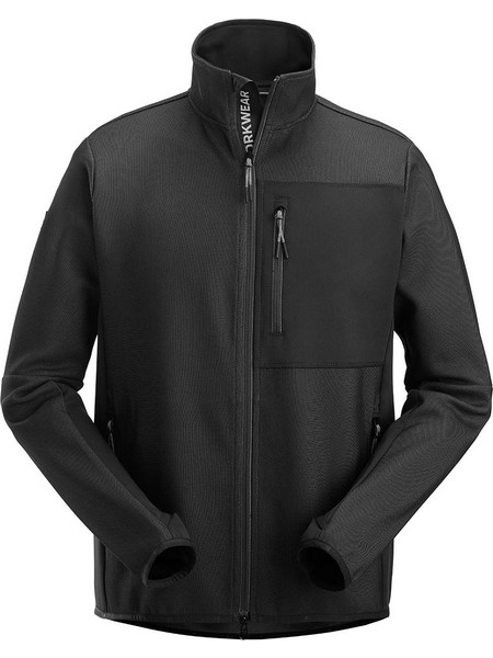Jacket Flexiwork 8045 Full Zip Midlayer Snickers Black - Black - 0404