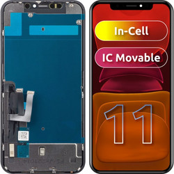 JK Οθόνη LCD In-Cell IC για Apple iPhone 11, Μαύρη