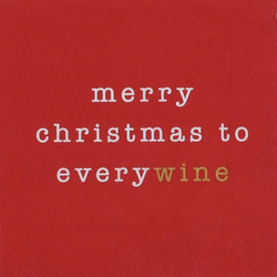 Χαρτοπετσέτες Χριστουγεννιάτικες Merry Christmas To Everywine (Σετ 20τμχ) RD0092716 25x25cm Multi-Red Raeder