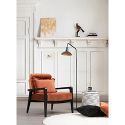 Wing Chair Apollo Cinnamon Fabric: 100% Polyester Width: 77 cm Height: 90 cm Depth: 84