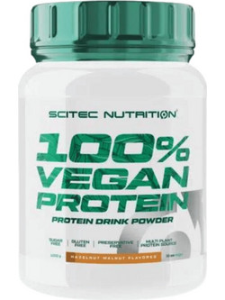 Scitec Nutrition 100% Vegan Hazelnut Walnut Φυτική Πρωτεΐνη Χωρίς Γλουτένη 1kg