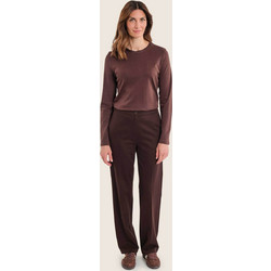 Gerry Weber Straight Fit Γυναικείο Παντελόνι Καφέ N77021719038