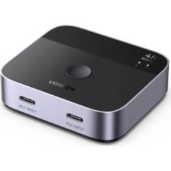 Ugreen Διακόπτης / Διακόπτης 2x USB-C σε HDMI AW502 2-σε-1 4K 60Hz (55451) (UGR55451)