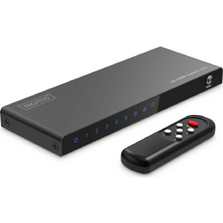 DIGITUS HDMI Switch, 5x1 4K/60Hz HDCP 2.3
