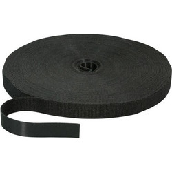 EFB Hook-and-Loop Tape 20 mm Black, 25 m Roll