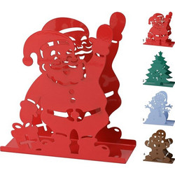 ΧΑΡΤΟΠΕΤΣΕΤΟΘΗΚΗ ΜΕΤΑΛΙΚΗ XMAS 13,5x13,5cm ASSORTED