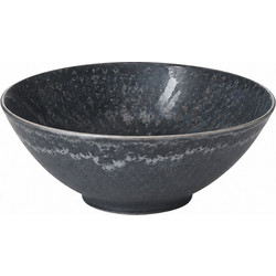 Keleman Charcoal 6 μπολ ανάγλυφα κεραμικό 15x7 εκ. 00148/C/LL