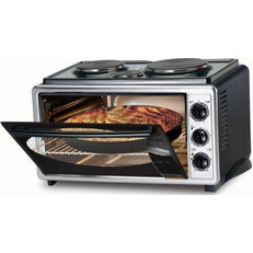 Princess MO 4060 Black Ηλεκτρικό Φουρνάκι 45lt με 3 Εστίες με Αέρα και Grill