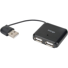Akasa AK-HB-07BK USB Hub 2.0 USB-A με 4 Θύρες USB-A