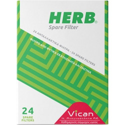 Vican Herb Spare Filter 24 Τεμάχια