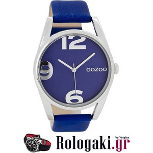 Oozoo Timepieces Γυναικείο Ρολόι με Μπλε Δερμάτινο Λουράκι C7273 Oozoo Timepieces Γυναικείο Ρολόι με Μπλε Δερμάτινο Λουράκι C7273