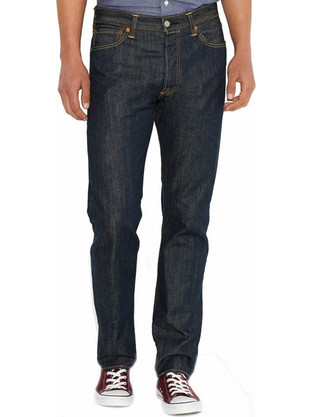 Levi's 501 Original Ανδρικό Τζιν Παντελόνι Κανονική Εφαρμογή Navy Μπλε 00501-0162