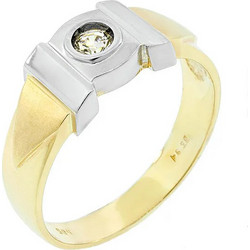 Million Diamonds Ανδρικό Δαχτυλίδι από Χρυσό 14K RA1226