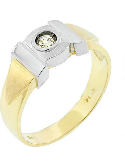Million Diamonds Ανδρικό Δαχτυλίδι από Χρυσό 14K RA1226