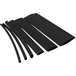 Θερμοσυστελλόμενο μαύρο 1 μέτρο 10mm 365-555 Commel 10 τεμάχια