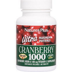 Nature's Plus Ultra Cranberry 1000mg 60 Ταμπλέτες