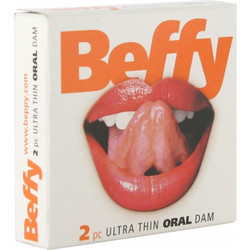 Beffy Oral DAM Γυναικεία Προφυλακτικά Λεπτά με Λιπαντικό 2τμχ