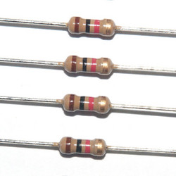 1K Ohms Resistors 1/4W 5% 4 band 5pcs