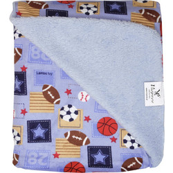 Viopros 72 Κουβέρτα Κούνιας Fleece 110x150 Γαλάζια