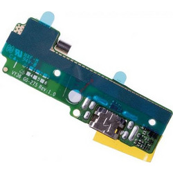 Γνήσιο Original Sony Xperia F3111 Xperia XA F3112 XA Dual Πλακέτα Φόρτισης SUB Usb Plug Charging Board Charging Dock + Μικρόφωνο Microphone + Μηχανισμός Δόνησης Vibration 78PA3300010 78PA3300030
