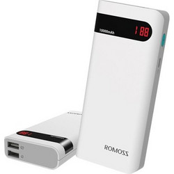 Romoss Sense 4P Power Bank 10400mAh με 2 Θύρες USB-A White