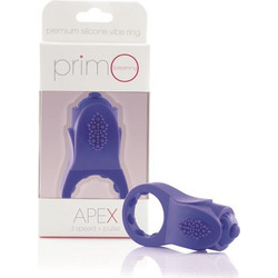 Screaming O Primo Line Apex Ελαστικό Δαχτυλίδι Πέους Σιλικόνης με Δόνηση Μπλε