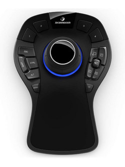 3Dconnexion SpaceMouse Pro 3DX-700040 Ασύρματο Ποντίκι Εργονομικό Black
