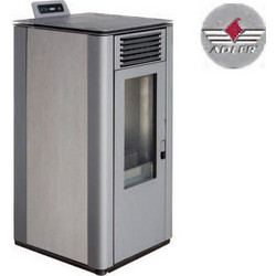 Adler MOD 12 Με Κεραμικό Γραφίτη Σόμπα Pellet Αερόθερμη 10.1kW