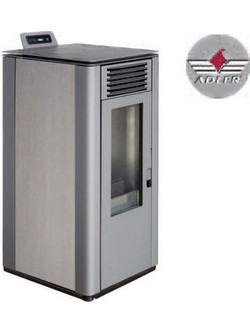 Adler MOD 12 Με Κεραμικό Γραφίτη Σόμπα Pellet Αερόθερμη 10.1kW