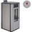 Adler MOD 12 Με Κεραμικό Γραφίτη Σόμπα Pellet Αερόθερμη 10.1kW
