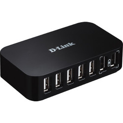 D-Link DUB-H7 USB Hub 2.0 USB-A με 7 Θύρες USB-A & Εξωτερική Παροχή Ρεύματος