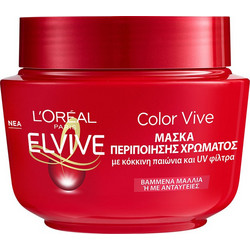 L'Oreal Paris Elvive Color-Vive Μάσκα Μαλλιών για Επανόρθωση για Βαμμένα Μαλλιά 300ml