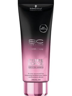 Schwarzkopf BC Bonacure Fibre Force Fortifying Σαμπουάν για Επανόρθωση για Ξηρά & Ταλαιπωρημένα Μαλλιά 200ml
