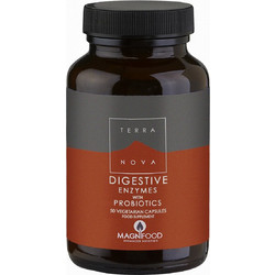TerraNova Digestive Enzymes with Probiotics 50 Κάψουλες