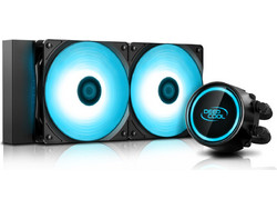 Deepcool Gammaxx L240 V2 Υδρόψυξη CPU 120mm RGB για Socket AM2 / AM2+ / AM3 / AM3+ / FM1 / FM2 / 115x / 1366 / 2011 / 2066 / 2011-3 / AM4 / FM2+ / 1200