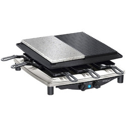 Steba RC 4 Plus Deluxe Black Ηλεκτρική Ψησταριά Πλάκας 1450W με Ρυθμιζόμενο Θερμοστάτη 39x37cm