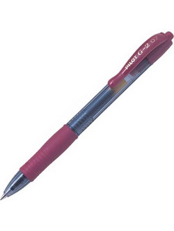 Pilot G-2 Στυλό Gel 0.7mm Μπορντώ