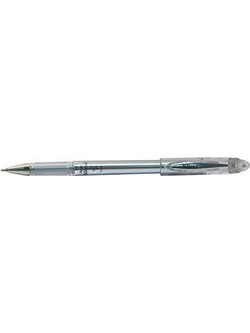 Pentel Slicci Metallic Silver Στυλό Gel 0.8mm Ασημί