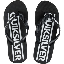 Quiksilver Java Wordmark Παιδικές Σαγιονάρες για Αγόρι Μαύρες AQBL100260-XKKW
