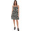 Funky Buddha Mini Καλοκαιρινό Καθημερινό Φόρεμα Μαύρο FBL005-119-13