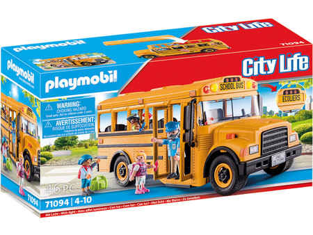 Playmobil City Life Σχολικό Λεωφορείο για 4-10 Ετών 71094