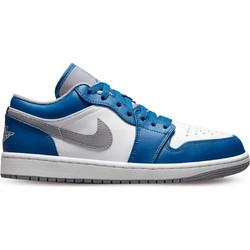 Jordan Air 1 Low Ανδρικά Sneakers Λευκά Royal Blue 553558-412
