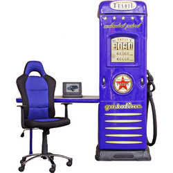 PoliHome Gasoline Γραφείο Ξύλινο 120x60x200cm 162604249