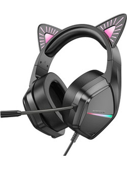 Borofone BO106 Gaming Headset Over Ear Black Red
