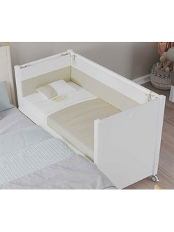 Cilek Merry Sleeping Σετ Λίκνου White/Beige 4τμχ