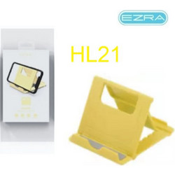 Ezra HL21 Βάση Κινητού για Γραφείο Κίτρινη