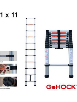 GeHOCK Τηλεσκοπική Σκάλα Αλουμινίου 11
