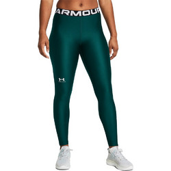 Under Armour HeatGear Authentics Γυναικείο Κολάν Μακρύ Ψηλόμεσο Βαμβακερό Κυπαρισσί 1383559-449